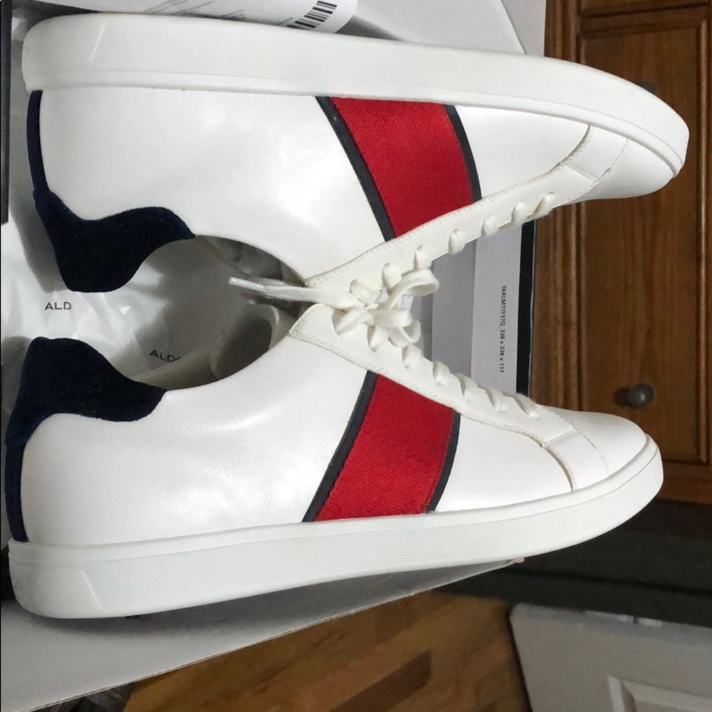 White Aldo Sneakers - Picture 3 of 3